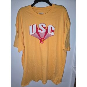 USC Trojans Men's‎ 2XL Yellow Shortsleeve NWOT